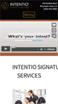 Mobile Screenshot of intentio.com